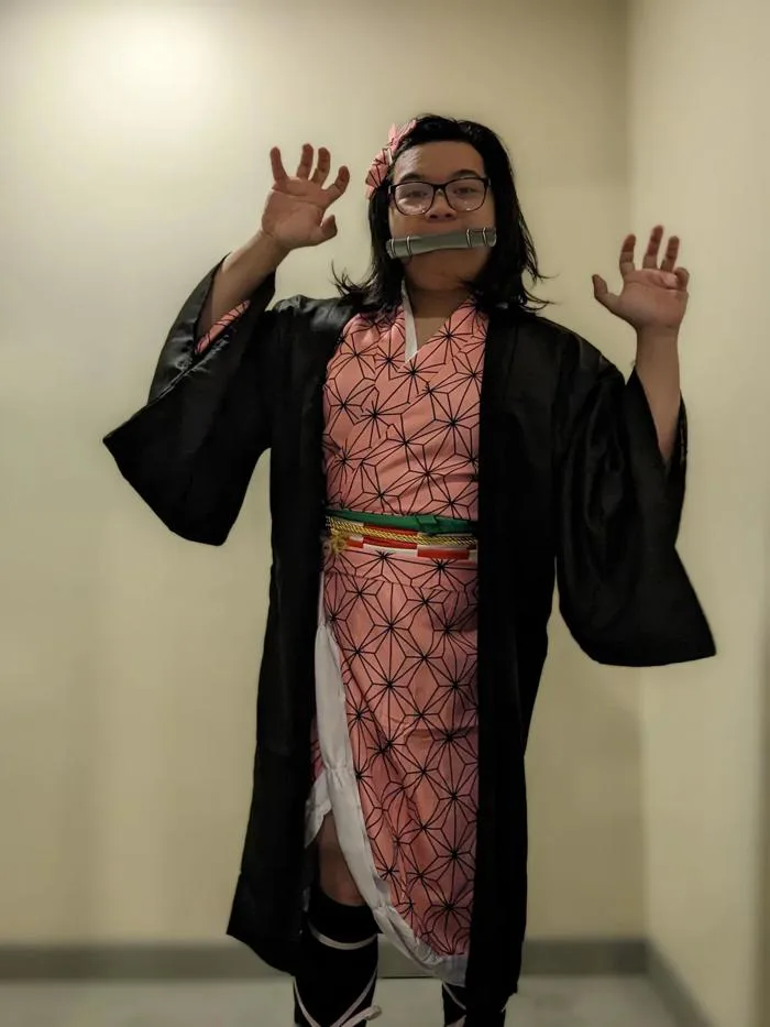 Cosplay Nezuko (do chính tay mình!) : r/KimetsuNoYaiba