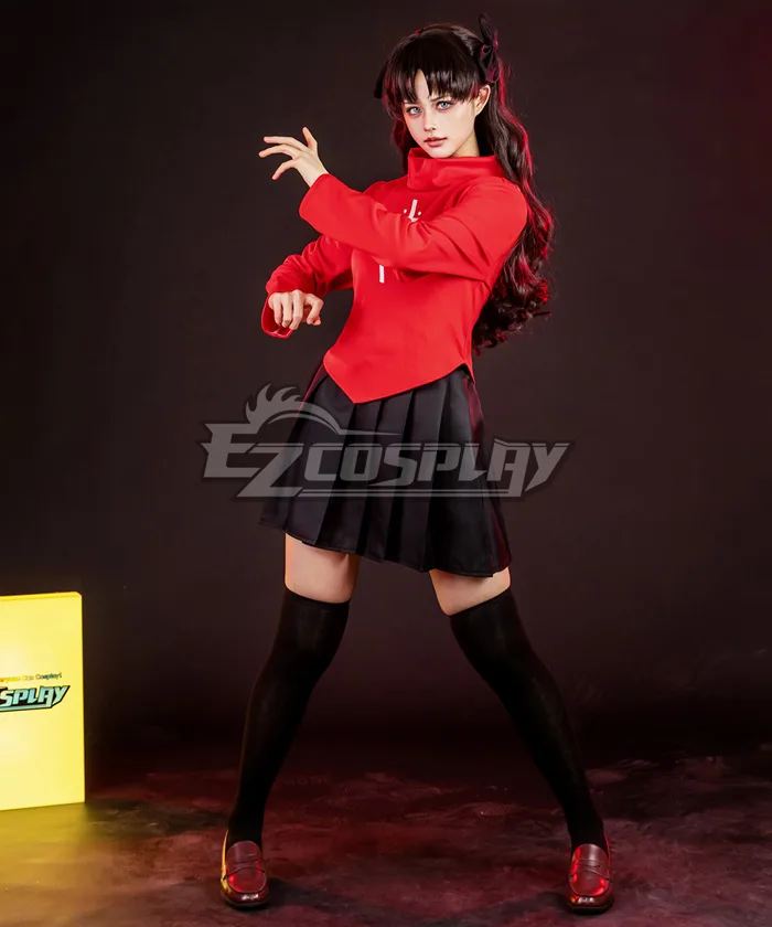 Fate Stay Night: Unlimited Blade Works UBW Rin Tohsaka Cosplay Costume - A Edition