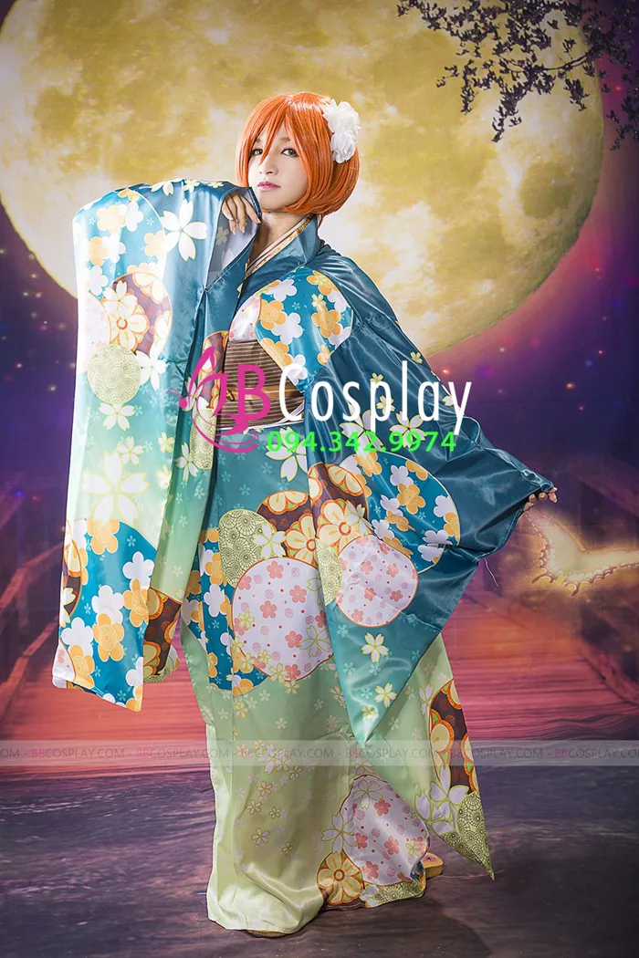 Trang Phục Cosplay Rin Hoshizora Ver Kimono (Love Live!) Giá Tốt