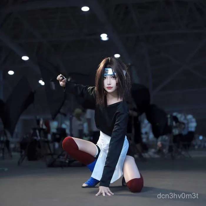 Trang phục Cosplay Rin Nohara Naruto bộ tạp dề phong cách anime Nhật Bản dễ thương