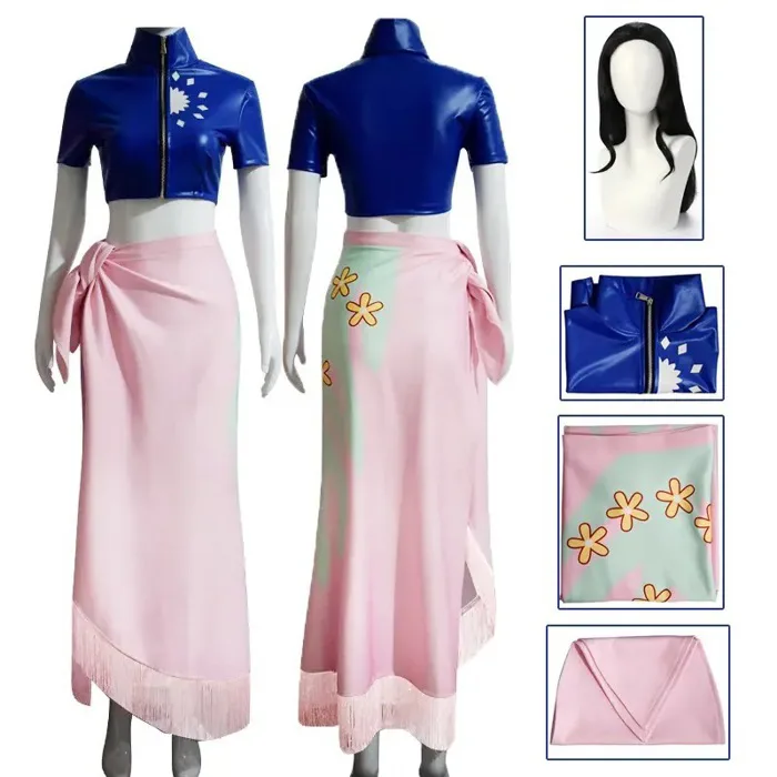 Anime Cosplay Nico Robin Cosplay Trang phục phụ nữ Trang phục Carnival  Party Dress Wig cho cô gái Trang phục Halloween c