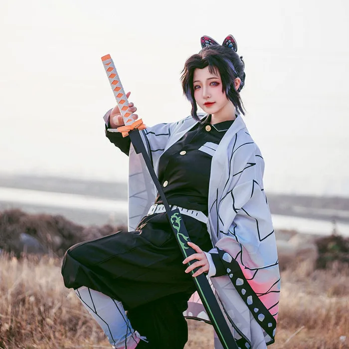 Demon Slayer: Bộ trang phục Cosplay đầy đủ Hashira Shinobu Kocho - Haori &  Đồng phục | Trang phục nhập vai Anime Hot