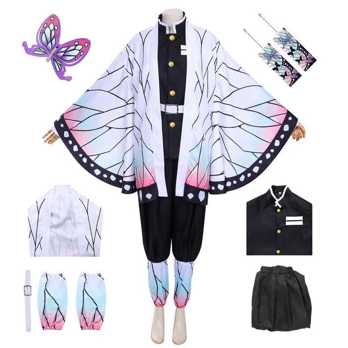 Mua Alaiyaky Shinobu Kids Cosplay Costume Kochou Shinobu Cosplay Kimono  Outfit Halloween Costume with Earrings trên Amazon Anh chính hãng 2026 |  Fado