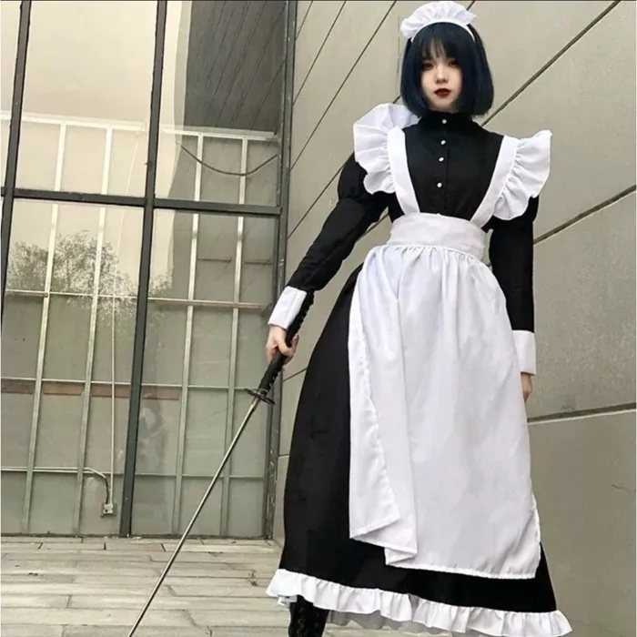 [Sẵn] Maid cosplay - Váy hầu gái Lolita kiểu Nhật đáng yêu [Miu Cosplay  Shop 01]