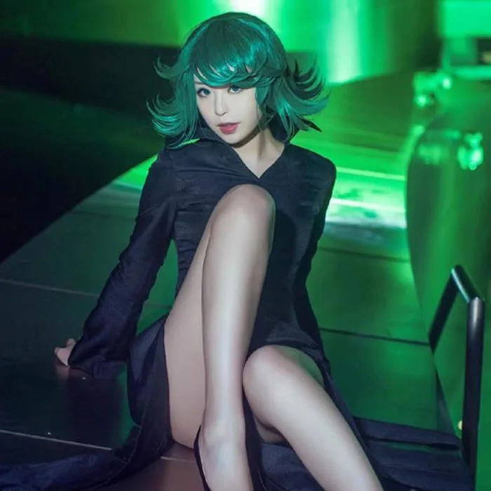 Zhongkaihua One Punch Man Cosplay Tatsumaki Cosplay Kostüm Tatsumaki Kleid  Outfit Halloween Karneval Party Dress Up für Frauen Mädchen : Amazon.es:  Toys & Games