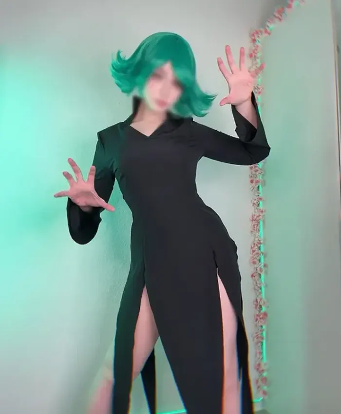 Tatsumaki Cosplay Black Suit for Sale - Vanquishe