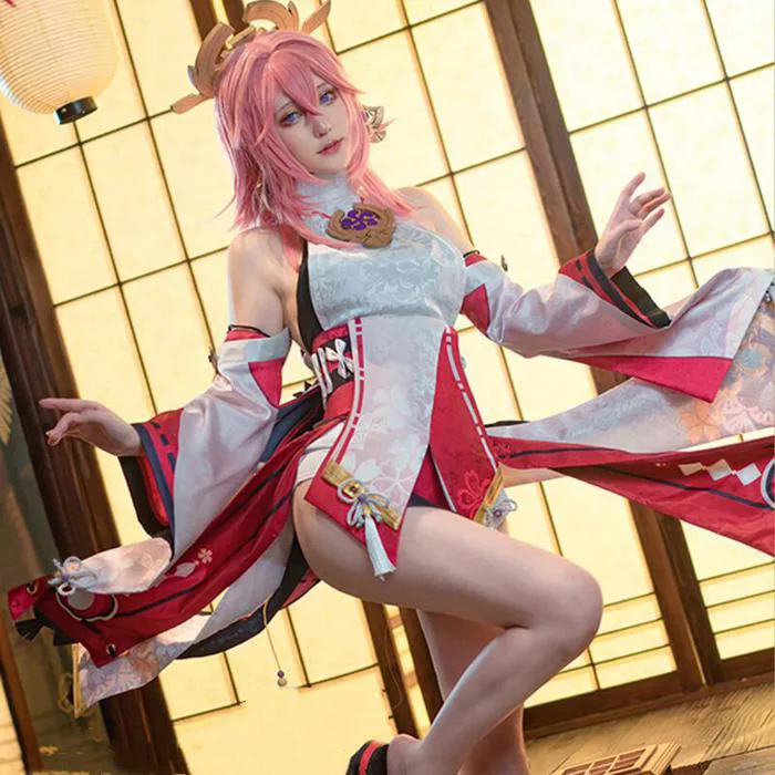 Yae Miko Cosplay Genshin Impact – My Japan Clothes