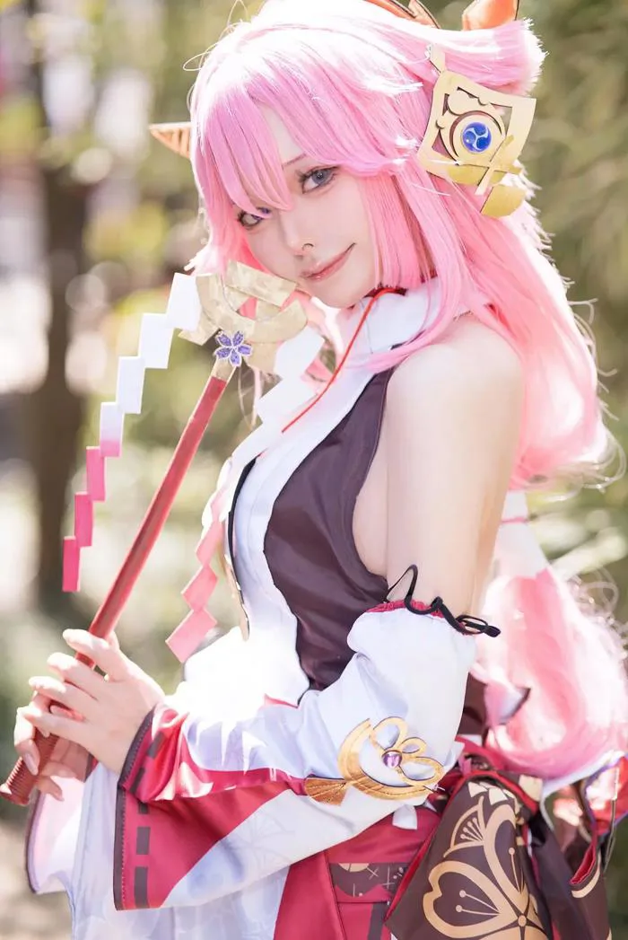 Very Pretty Yae Miko ❤️ (Coser : むうにゃ🐱 🇯🇵 ) Genshin Impact | HoYoLAB