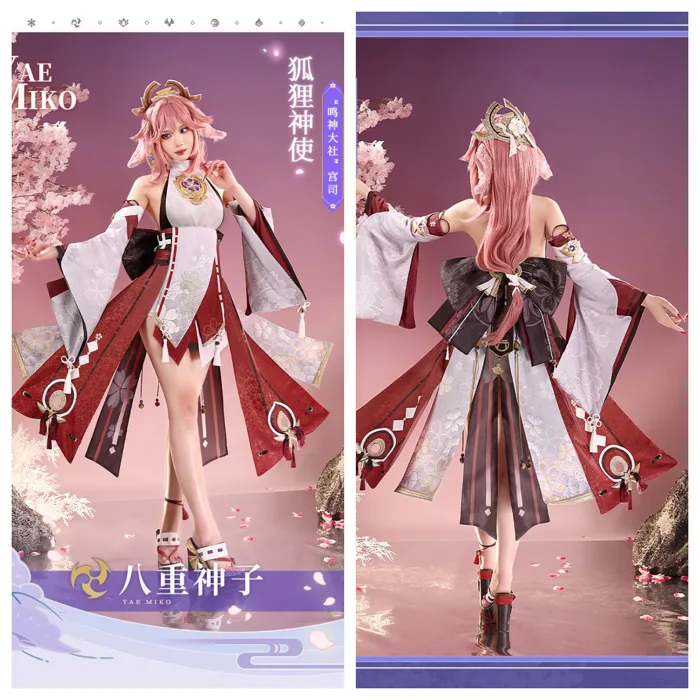 1/3 Delusion Genshin Impact Yae Miko Cosplay Costume