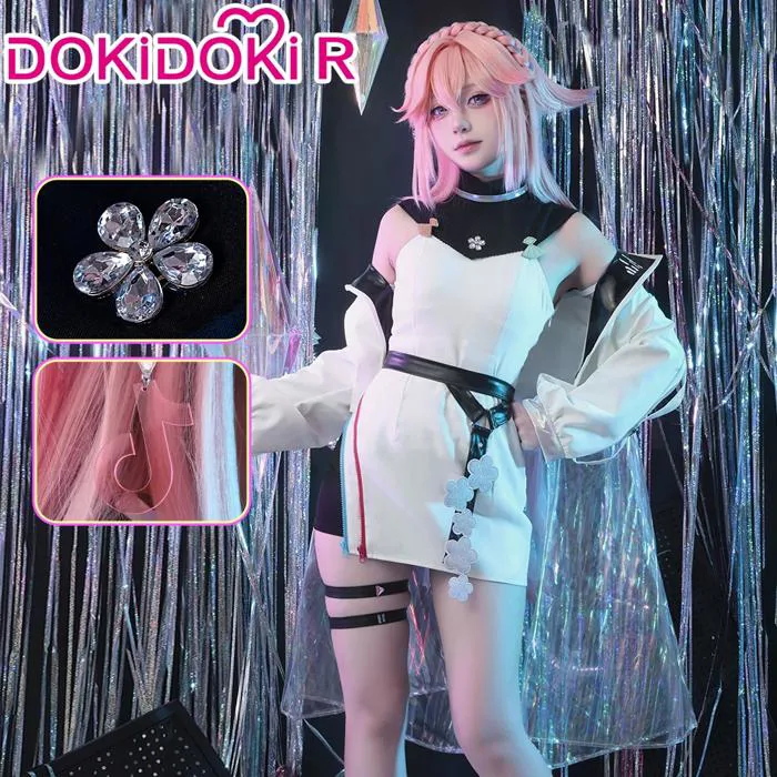 In Stock】DokiDoki-R Game Genshin Impact X TikTok Cosplay Yae Miko Cos – dokidokicosplay