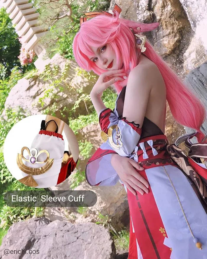 Amazon.com: Nuoqi Yae Miko Cosplay Outfits Lady Yae Cosplay Costumes Full Set M : Clothing, Shoes & Jewelry
