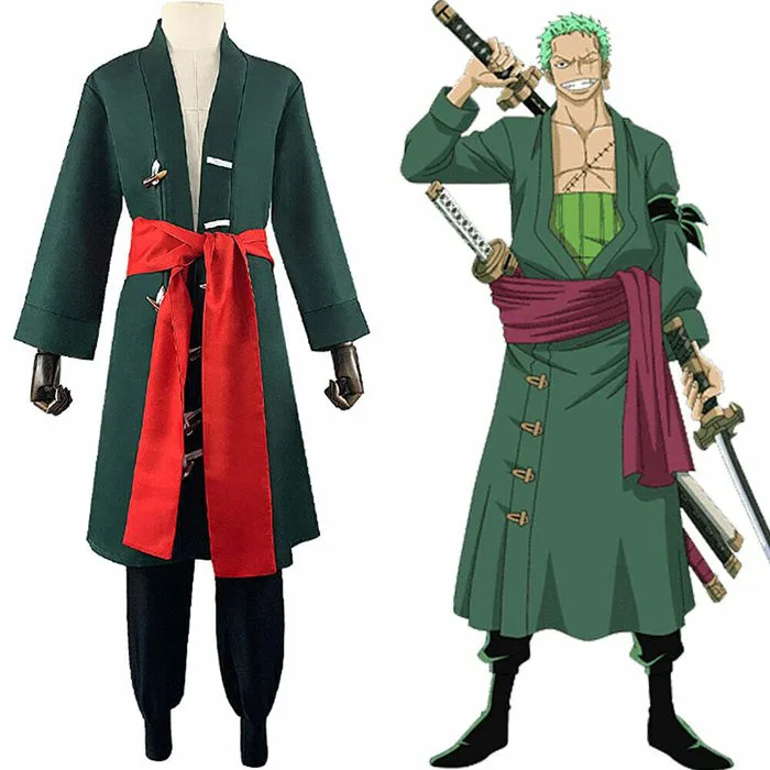 Mua Cosplay Life One Piece Roronoa Zoro Cosplay Costume - Pirate Hunter Japanese Anime and Manga Outfit Halloween Costumes trên Amazon Mỹ chính hãng 2026 | Fado