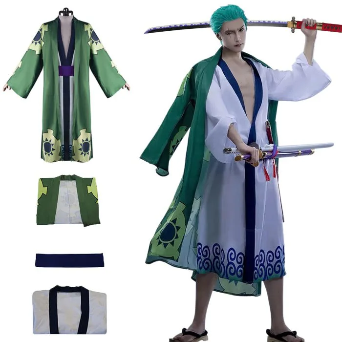 Mua Forgemith Costume，For Zoro Cosplay and Halloween Party trên Amazon Mỹ chính hãng 2026 | Fado
