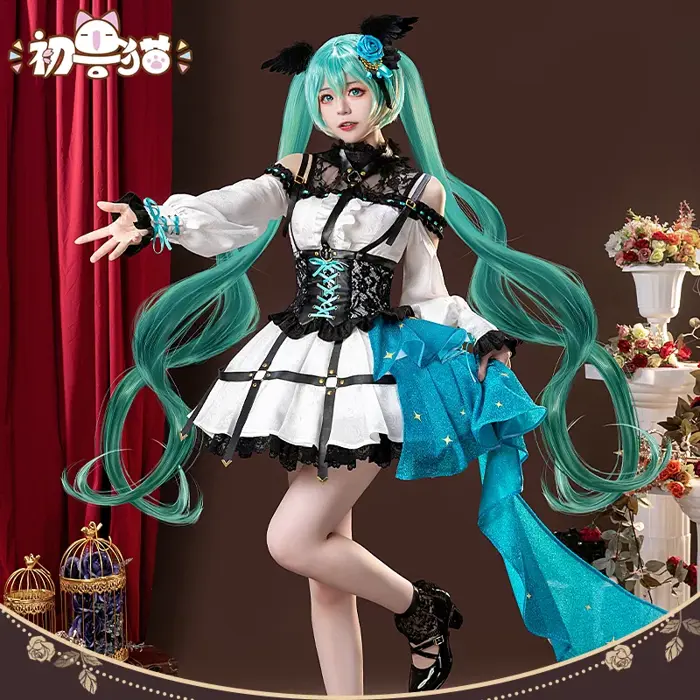 Set trang phục cosplay Hatsune Miku phiên bản Rose Beauty – Vocaloid – Chính hãng ChuShouMao | Weeboo.vn