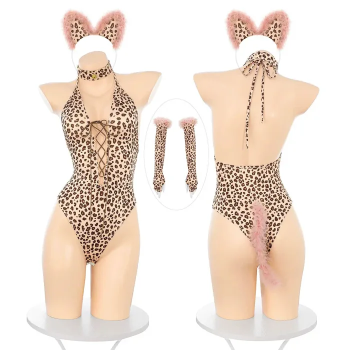 Đồ Ngủ Cosplay Họa Tiết Báo Sexy - B.Lingerie