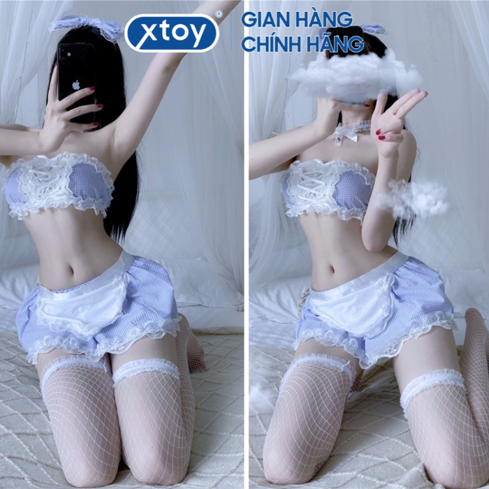 Cosplay Sexy Hầu Gái Dễ Dãi Váy Ngủ Quyến rũ Đồ Lót - Nội Y Nữ - NY47