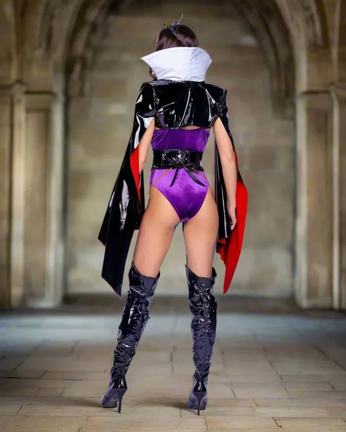 Sexy 4 Pc Evil Queen Halloween Cosplay Costume