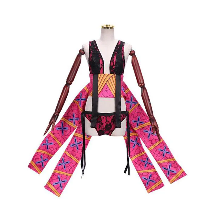 Season 2 Anime Demon Slayers Kimetsu No Yaiba Daki Cosplay Costume Headwear Sexy Uniform Girls Women Halloween Clothes Buy cheaply on Joom