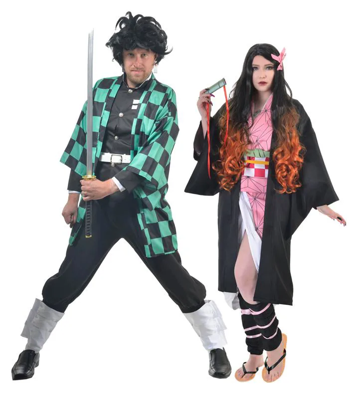 Demon Slayer Mens Tanjiro Kamado Costume