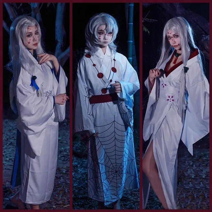 Anime Demon Slayer Spider Rui Kimono Kimetsu No Yaiba Costume Cosplay Clothes | eBay