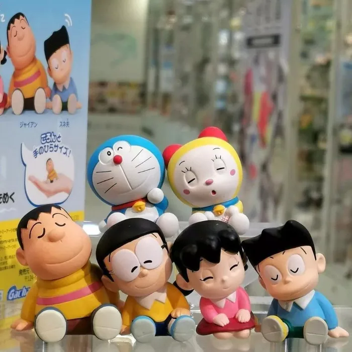 Set 6 Mô Hình Nhân Vật Doraemon, Nobita, Xuka Chibi Siêu Đẹp, Full Box, Mô Hình Decor Trang Trí | Shopee Việt Nam