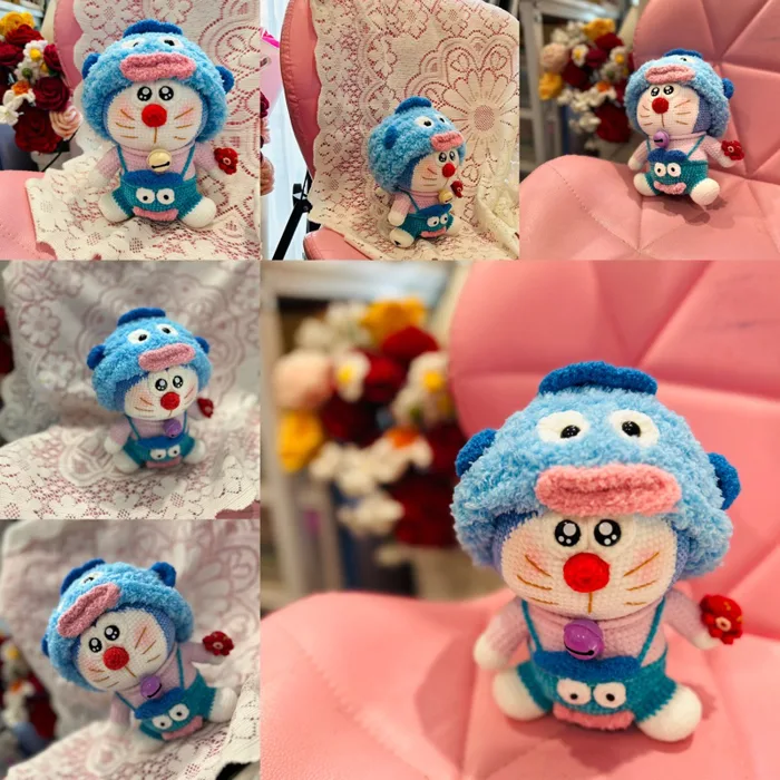 Doraemon Móc Len - Doraemon Thủ Công - Doraemon Cosplay | Shopee Việt Nam
