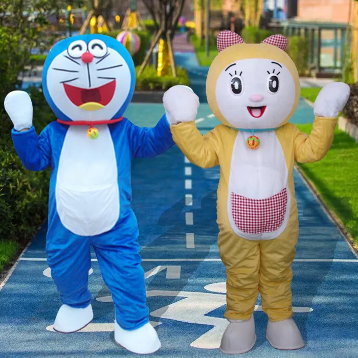 Mascot Doraemon - Doremi tặng kèm túi thơm - trang phục hóa trang