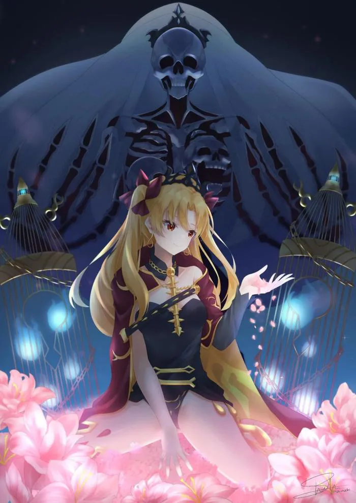 Hoa của thế giới ngầm | Fanart Ereshkigal của tôi (@shiinochi) : r/grandorder