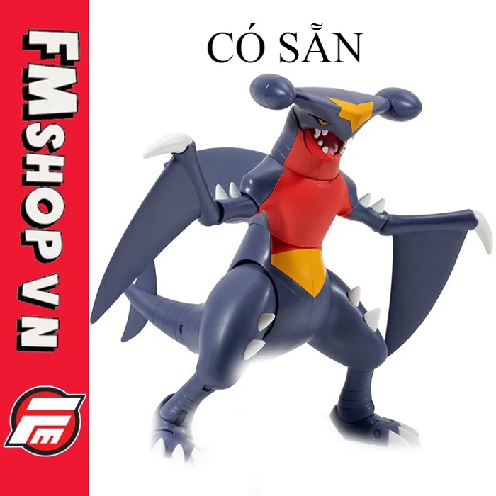 (No Box) Mô Hình Nhân Vật Pokemon Select Garchomp