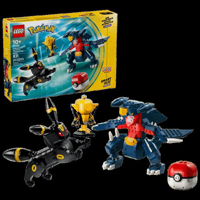 Bộ Mô Hình LEGO Smart Play Trận Chiến Vô Địch Umbreon vs Garchomp LEGO Pokemon #72165