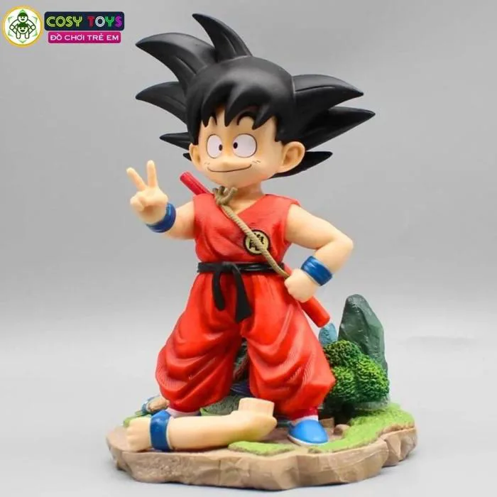 Mô hình DragonBall Goku Kid đứng chào - cao 19cm - ngang 13cm - nặng  450gram - Phụ kiện : tay thay thế Đồ chơi trẻ em-COSY Toys Danang