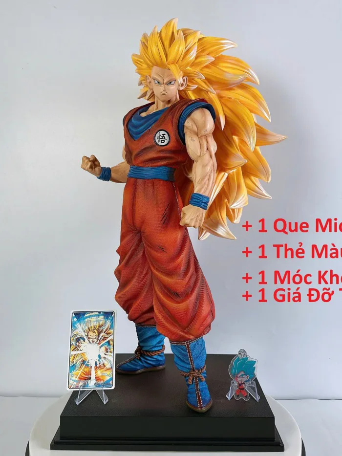 Mô Hình Goku SSJ3 35-56cm Trong Dragonball Chuối Siêu To Khủng  Ongchumohinh888 MH9668
