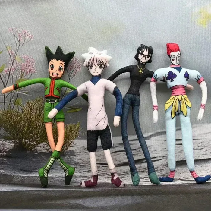 Hunter x Hunter Sang Trọng Búp Bê Killua Gon Freecss Dây Tích Hợp Anime Hình Đồ Chơi 28cm Có Thể Tạo Ra Sang Trọng Di Chuyển Khớp Quà Tặng Dễ Thương