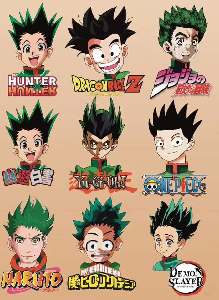 Gon Freeces in Different Artstyles : r/HunterXHunter