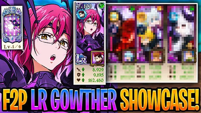New F2P LR Hijack Gowther Showcase! INSANELY BROKEN SINS SUPPORT! | Seven Deadly Sins: Grand Cross