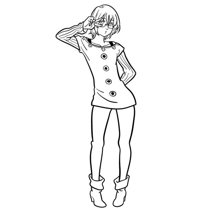 How to Draw Gowther from Seven Deadly Sins - SketchOk
