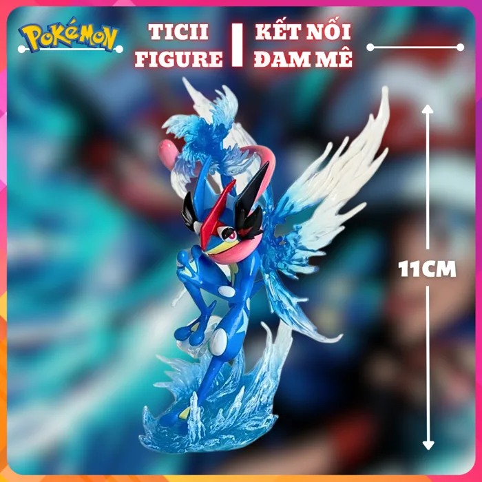 Có sẵn) Mô hình Pokemon Greninja - Satoshi Gekkouga 11cm fullbox siêu nét - Figure Pokemon | Shopee Việt Nam