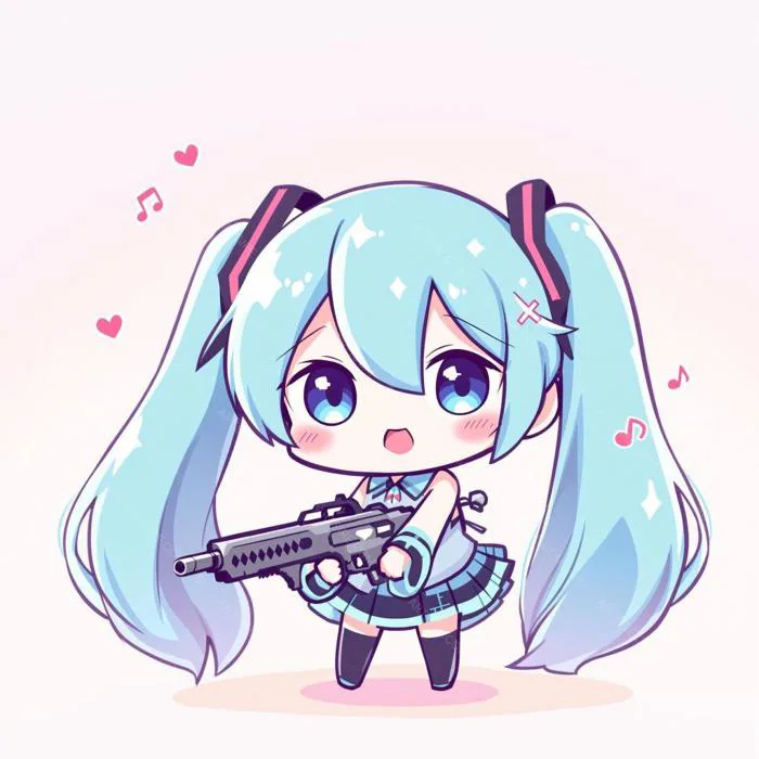 Chibi Charm: Hatsune Miku With A Bold Twist - Artsire