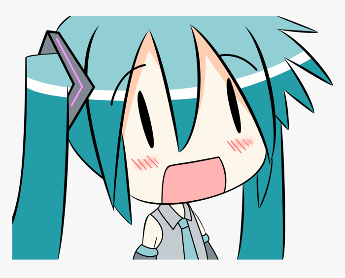 Hatsune Miku Chibi Wallpaper Android, Transparent Png - Hatsune Miku Chibi Png, Png Download - kindpng