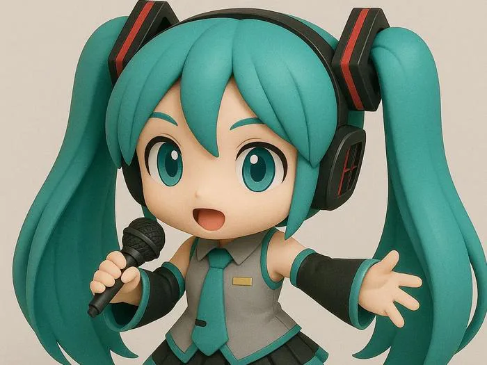 Hatsune Miku Chibi - Free 3D Print Model - MakerWorld