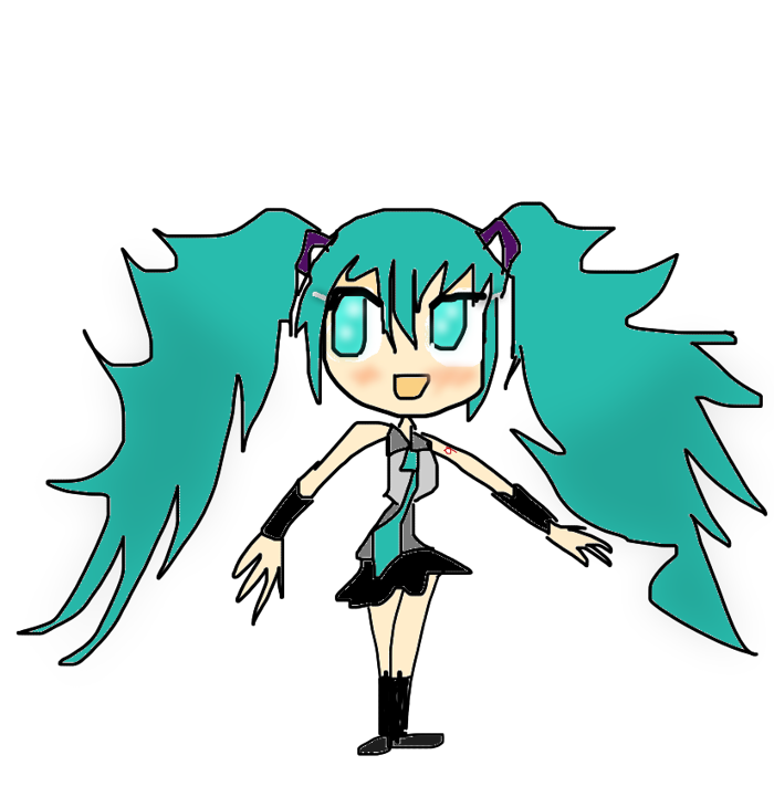 Hatsune Miku (Chibi) Cartoons - Illustrations ART street