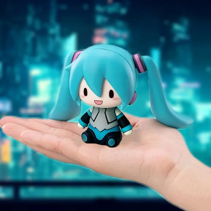 Hatsune Miku Chibi Hình Để Bàn Trang Trí Nhân Vật Anime Dễ Thương Sưu Tập Mô Hình Ngồi Tư Thế Quà Tặng Cho Người Hâm Mộ Màn Hình