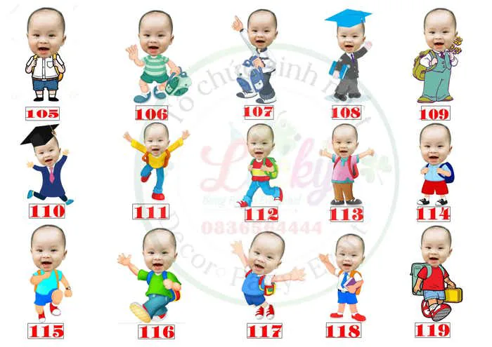 CB10 – Hình chibi bé trai học sinh, đi học. - lucky CB10 – Hình chibi bé trai học sinh, đi học. - lucky