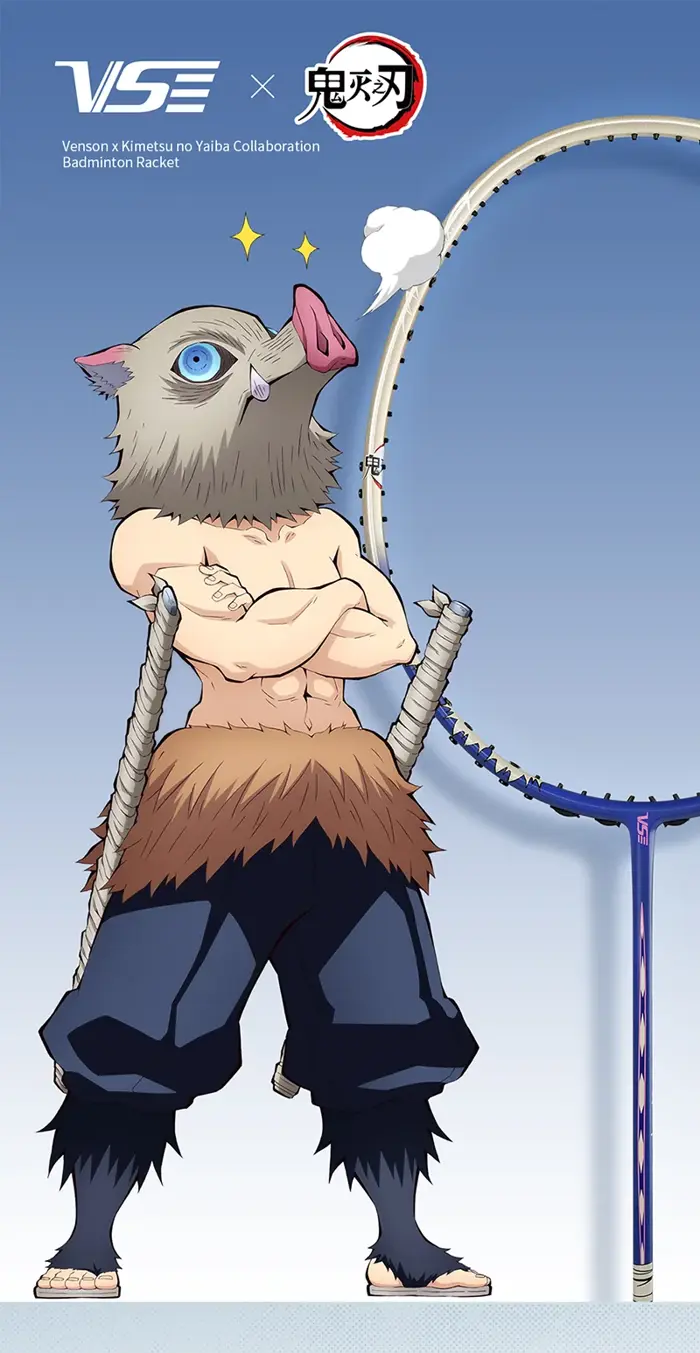 Vợt Cầu Lông VS Kimetsu No Yaiba 30 - Inosuke Hashibira Chính Hãng