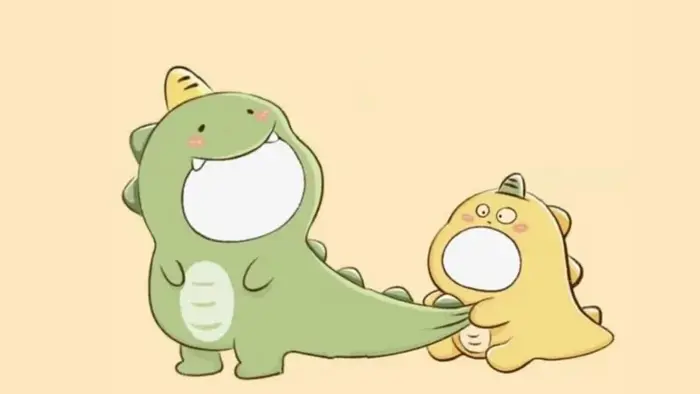 Bộ ảnh khủng long chibi đáng yêu khiến ai cũng tan chảy