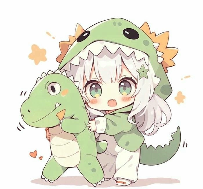 Những mẫu ảnh khủng long chibi sáng tạo khiến bạn mê mẩn