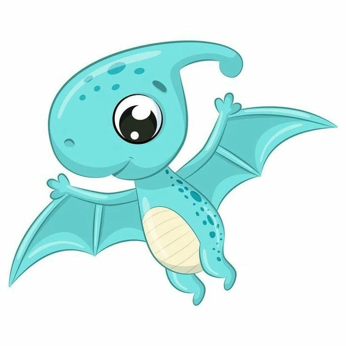 Tải ngay ảnh khủng long chibi đẹp siêu cute miễn phí
