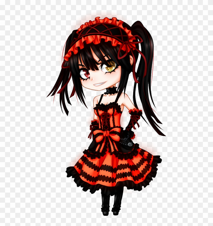 Kurumi Tokisaki Chibi Png - Free Transparent PNG Clipart Images Download