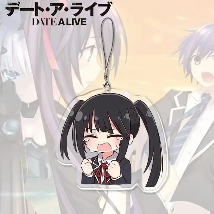 Dây treo điện thoại Tokisaki Kurumi Date A Live anime móc khóa mica acrylic trang trí ốp lưng mô hình chibi quà tặng | Shopee Việt Nam
