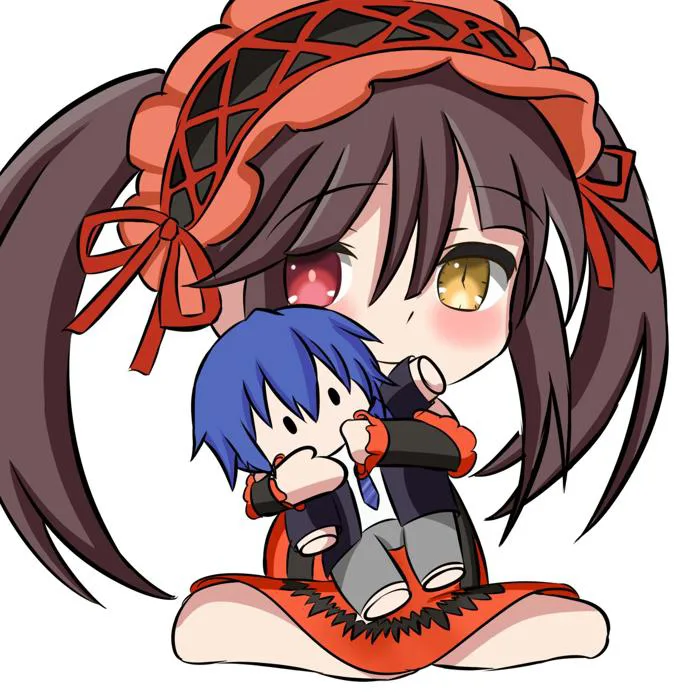 Chibi Kurumi & Shido ( @FlinsnoK ) : r/datealive